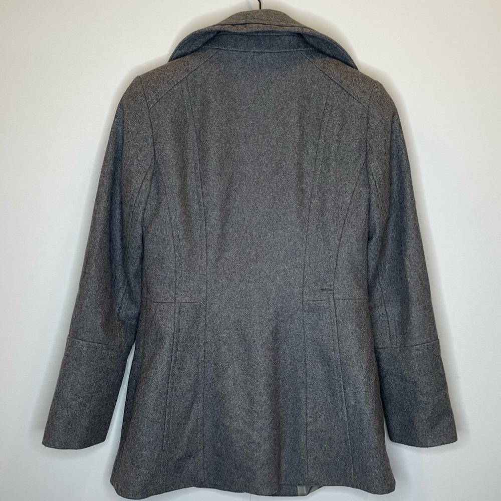 LONDON FOG Gray Wool Pea Coat Extra Small - Picture 7 of 7